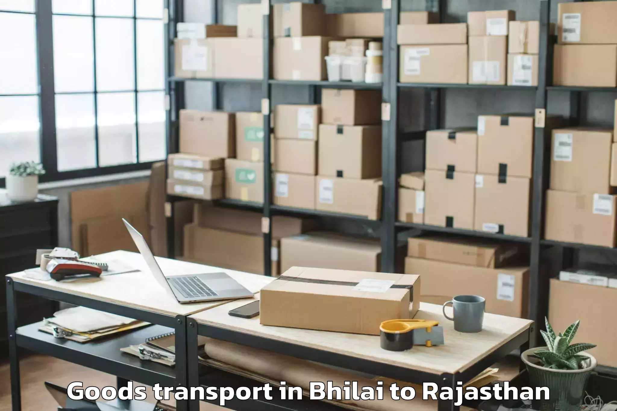 Book Your Bhilai to Ramgarh Sikar Goods Transport Today